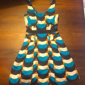 Multicolor Goemetric Milly Dress